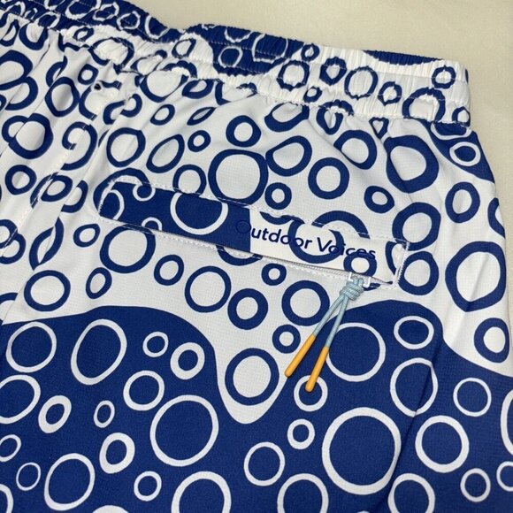 NWT Outdoor Voices Men’s SolarCool 5" Beach Short In Bubbles Size XS - Picture 4 of 7